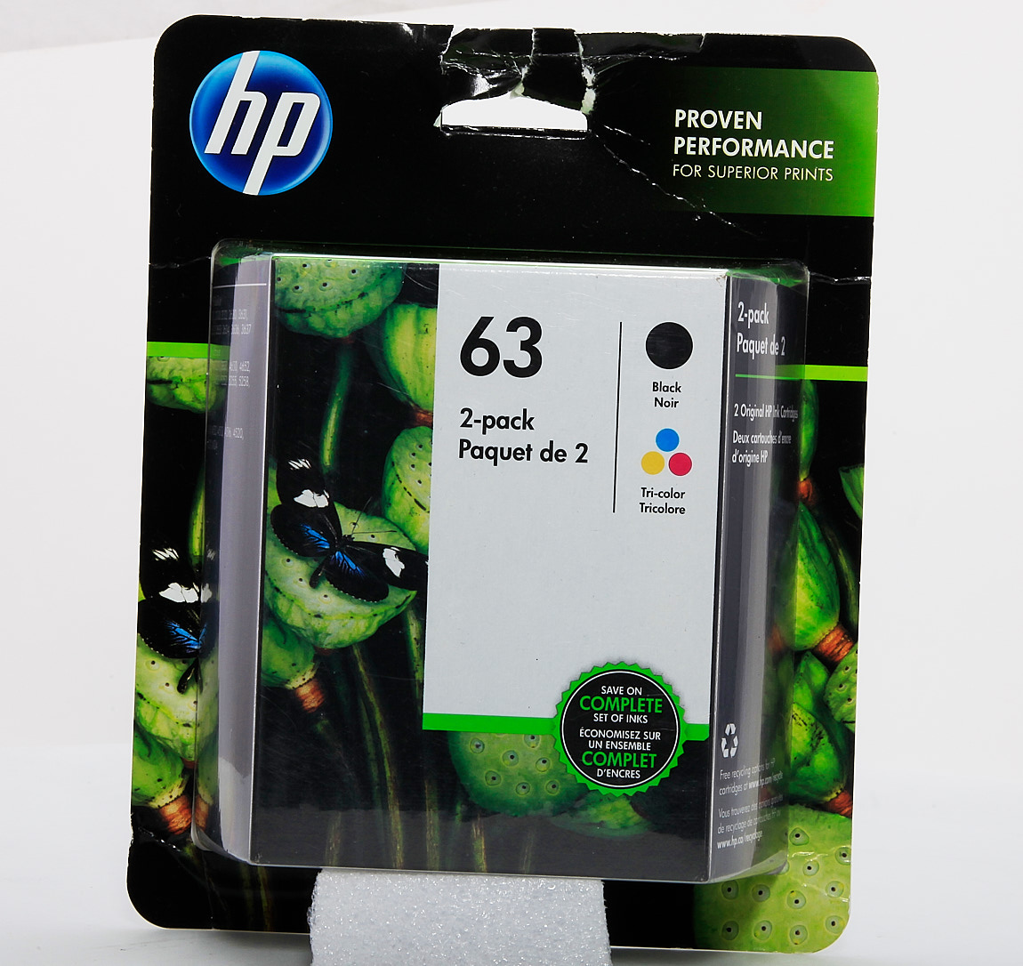 New Genuine Hp Black Tri Color Ink Cartridge Combo Pack Oem Lor An Ebay